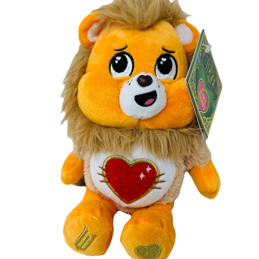 Care Bears X Wicked Plush - Tenderheart Bear as Lion Bear Toy 9” NEW!